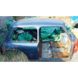 A 1989 MINI SKY ROSE TWO-DOOR SALOON BODY SHELL registration G803MGK, first registered 29th August