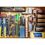 [OO GAUGE]. A MISCELLANEOUS COLLECTION comprising locomotives, coaches and wagons, all unboxed, (