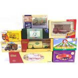 NINE ASSORTED CORGI CLASSICS DIECAST MODEL VEHICLES including a Premium Edition No.10103, E.R.F. V