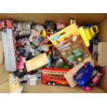 ASSORTED DIECAST MODELS most circa 1960s-70s, by Matchbox, Corgi and others, variable condition,
