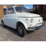 A 1972 FIAT 500L registration JHU 464L, first registered 20th September 1972 (tax exempt), white