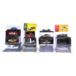 SIXTEEN ASSORTED 1/43 SCALE DIECAST MODEL VEHICLES including six of James Bond interest, most mint