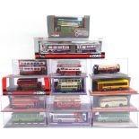 FOURTEEN 1/76 SCALE CORGI ORIGINAL OMNIBUS COMPANY DIECAST MODEL BUSES each mint or near mint and