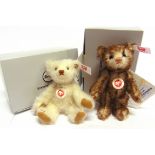 TWO STEIFF COLLECTOR'S MINIATURE TEDDY BEARS each a limited edition of 1500 and with certificate