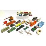 ASSORTED DIECAST & PLASTIC MODEL VEHICLES circa 1940s-70s, variable condition, all unboxed, (box).