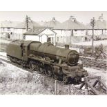 PHOTOGRAPHS - RAILWAY Approximately 110 black and white portraits of steam locomotives, mostly in