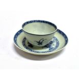 A NAN KING CARGO TEA BOWL AND SAUCER the saucer retaining Christies paper label, 10cm diameter