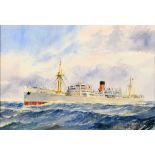 R.D. MORRIS (20TH CENTURY) The merchant vessel 'Port Wyndham'; together with similar studies of