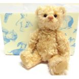 A STEIFF COLLECTOR'S TEDDY BEAR 'PEARL' ivory, limited edition 555/1500, with certificate of