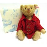 A STEIFF COLLECTOR'S TEDDY BEAR 'STRATFORD' (EAN 662959), blond, limited edition 56/1500, with