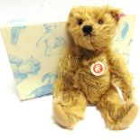 A STEIFF COLLECTOR'S TEDDY BEAR 'JAMES' (EAN 036675), brass, with growler, limited edition 849/1500,