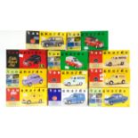 ELEVEN 1/43 SCALE VANGUARDS DIECAST MODEL VEHICLES cars and light commercials, each mint or near