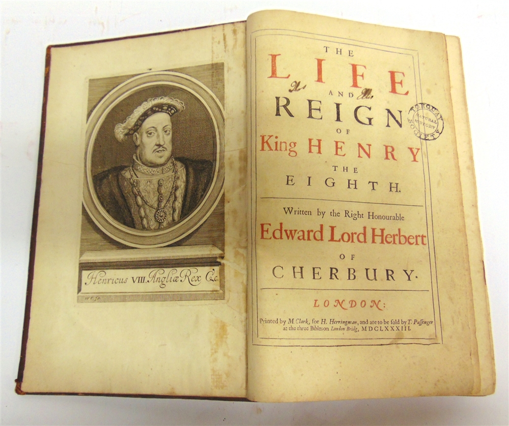 [HISTORY] Herbert of Cherbury, Edward, Lord. The Life and Reign of King Henry the Eighth, by Clark