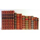 [MISCELLANEOUS]. BINDINGS Eleven assorted works in sixteen volumes, full (5) or half-leather (11),