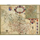 [MAP]. YORKSHIRE Speed, John (1552-1629), 'The West Ridinge of Yorkeshyre', engraved map, sold by