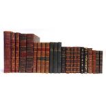 [MISCELLANEOUS]. BINDINGS Fifteen assorted works in twenty-three volumes, all with French text, full