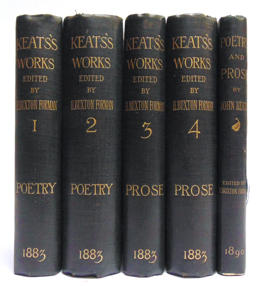 [CLASSIC LITERATURE] Keats, John. The Poetical Works and Other Writings, edited by Harry Buxton