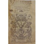 [CLASSIC LITERATURE] Boccaccio, Giovanni. Il Decameron, in Vinegia appresso Gabriel Giolito de