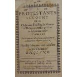 [HISTORY] [Spelman, Sir Henry]. A Protestants Account of his Orthodox Holding in Matters of