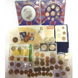 COINS - GREAT BRITAIN Assorted coinage, including two 1998 Brilliant Uncirculated Coin