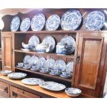 A COLLECTION OF SPODE 'ITALIAN' PATTERN DINNERWARE comprising six dinner plates, six dessert plates,