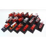 THIRTY-EIGHT PART-WORK DIECAST MODEL FIRE SERVICE VEHICLES of Japanese (12); German (7); and other
