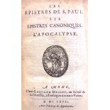 [RELIGION & THEOLOGY] Les Epistres de S. Paul, Les Epistres Canoniques, L'Apocalypse, Migeot,