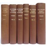 [MISCELLANEOUS]. Wright, Joseph. The English Dialect Dictionary, six volumes, Frowde, London, 1898-