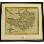 [MAP]. SOMERSET Cary, John (c.1754-1835), 'Somersetshire', engraved map, published 1787, hand-