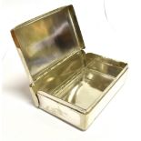 A PLATED SANDWICH CASE stamped 'Harrods Ltd London', 13cm x 8cm