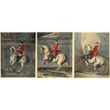 AFTER JOHANN ELIAS RIDINGER (GERMAN, 1698-1767) Seven Vienesse Riding School engravings, ('La Croupe