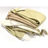 EIGHT ASSORTED PAIRS OF BREECHES six beige and one white (8)