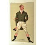 VANITY FAIR - HORSEMAN Taplow Court, Dec. 20 1890, 40x27cm; Mr. Alfred Gwynnie Vanderbilt,