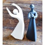 TWO ROYAL DOULTON FIGURES: HN2875 'Awakening' and HN2433 'Peace'