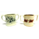 BREWERIANA - TWO TAUNTON CIDER MUGS comprising a Wade twin-handled mug, 1990, limited edition of