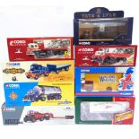 EIGHT CORGI CLASSICS DIECAST MODEL VEHICLES each mint or near mint (lacking loose or self-fit