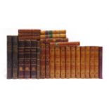 [MISCELLANEOUS]. FRENCH BINDINGS Ten works, in twenty-six volumes, all with French text, including