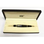 A MONTBLANC BOHEME SMALL BLACK BALLPOINT PEN