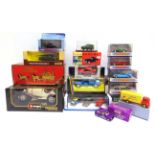 SIXTEEN DIECAST MODEL VEHICLES by Matchbox 'Dinky Collection' (5); Vanguards (2); Schabak (1), and