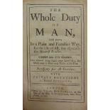 [BOOKS]. RELIGION & THEOLOGY The Whole Duty of Man, by Leake for Pawlet, London, 1716, full panelled