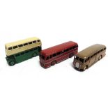 THREE DINKY MODEL BUSES & COACHES including a No.282, Leyland Royal Tiger Duple Roadmaster,