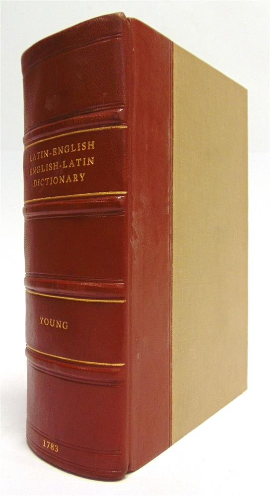 [BOOKS]. MISCELLANEOUS Young, Rev. William. A New Latin-English Dictionary... to which is prefixed A