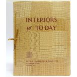[BOOKS]. TRADE CATALOGUE Arthur Sanderson, Interiors for To-Day, London, no date [circa 1935],