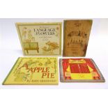 [BOOKS]. CHILDRENS, ILLUSTRATED Greenaway, Kate. A Apple Pie, Warne, London, no date, cloth-backed