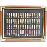 MILITARIA - A DANBURY MINT SET OF SIXTY HALF-SCALE REPLICA BRITISH GALLANTRY & CAMPAIGN MEDALS in