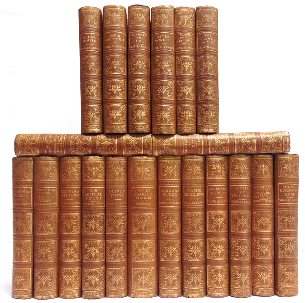 [BOOKS]. CLASSIC LITERATURE Dickens, Charles. Works of, subscriber's edition, twenty volumes,