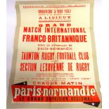 [RUGBY]. ASSORTED MEMORABILIA comprising programmes, team portrait photographs, handbooks, club ties