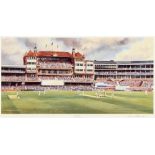 [CRICKET]. TERRY HARRISON (BRITISH, 1951-2017) 'The County Ground, Taunton'; 'The St. Lawrence