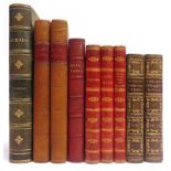 [MISCELLANEOUS]. BINDINGS Seven assorted works, in nine volumes.