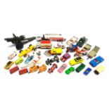 ASSORTED DIECAST & PLASTIC MODEL VEHICLES circa 1950s and later, variable condition, all unboxed.